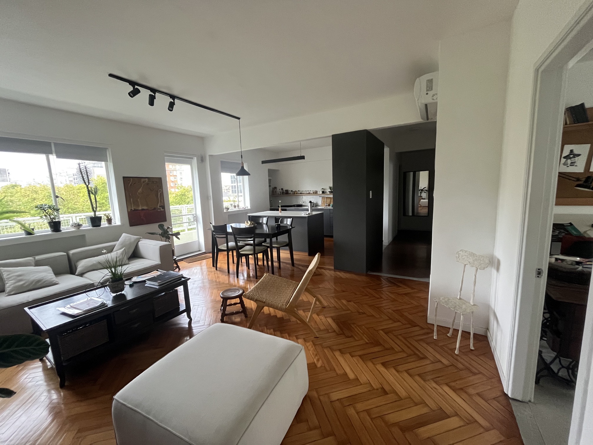 Estar, comedor y cocina del apartamento MI
