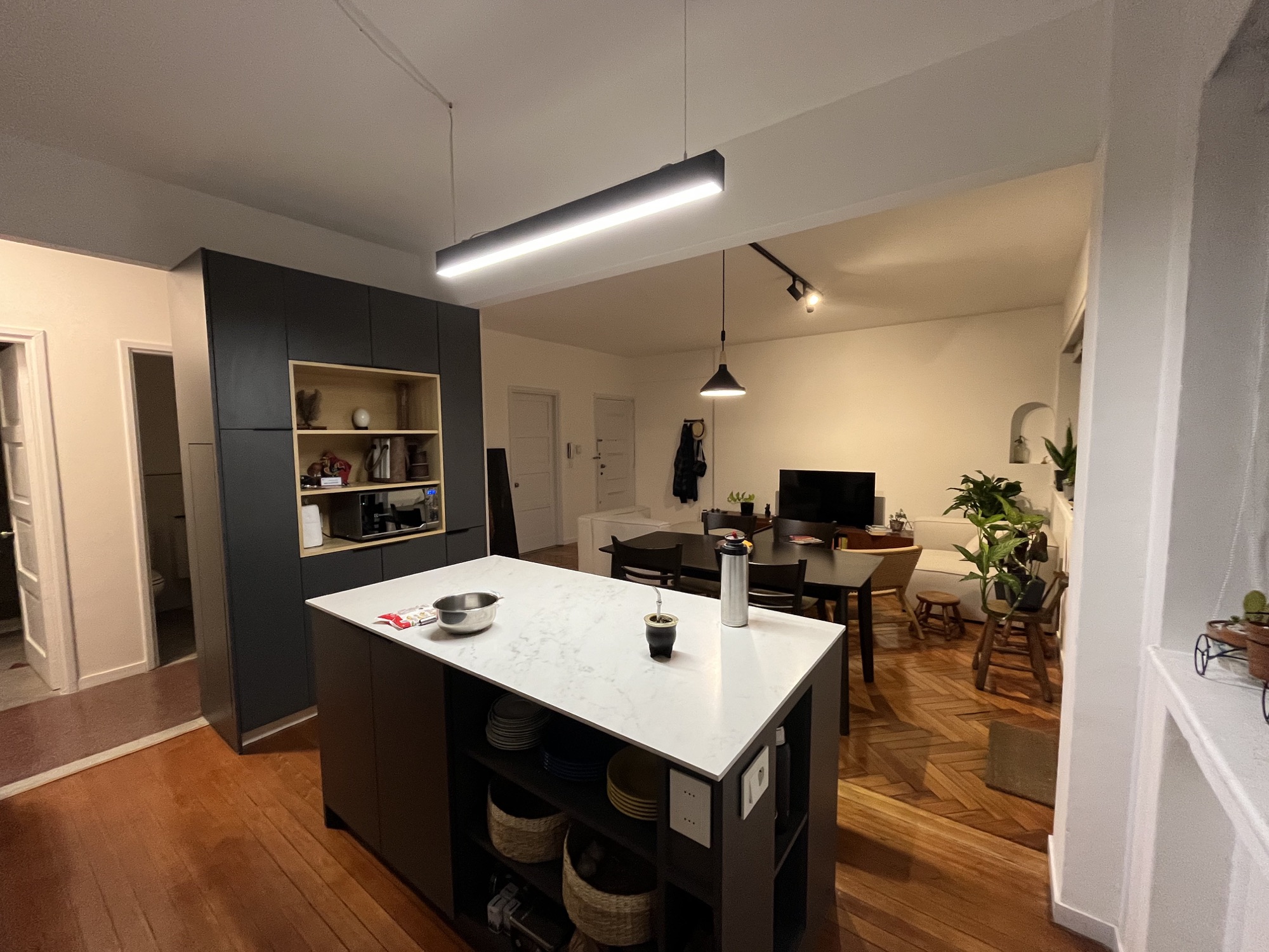 Estar reformado del apartamento MI